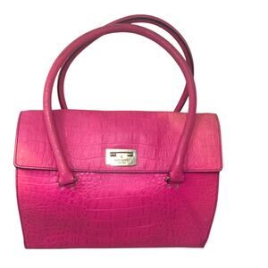 Kate Spade Sinclair Top Handle Satchel Pink Sapphire Leather Orchard Valley Purs
